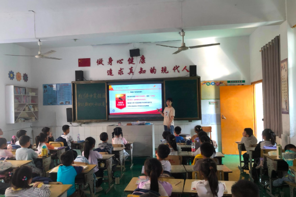 【鼎城区站】花船庙小学：红领巾爱祖国 好少年心向党