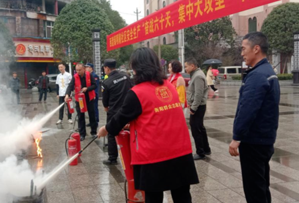 【衡阳县站】杨柳学校：党政社会聚合力，消防安全常牢记