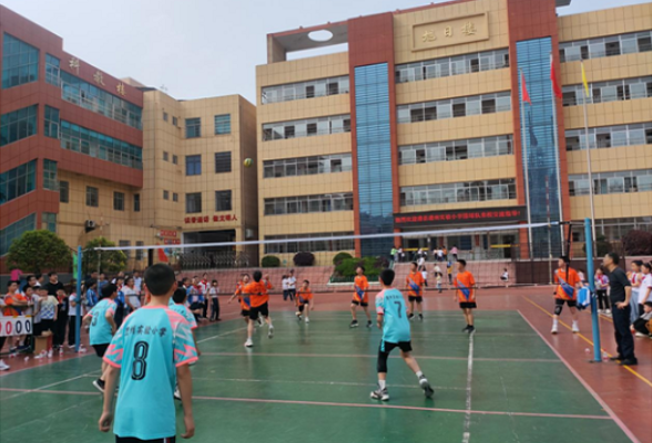 安乡县城东小学：热血澎“排”展风采 两校联合举行排球友谊赛