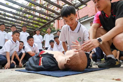 【衡阳县站】弘扬中学：学安全，迎暑假