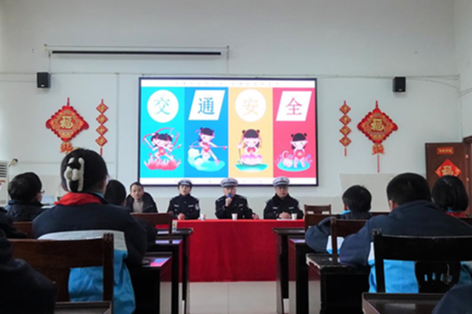 【衡阳县站】江山学校：“荧光绿”送法进校园，护航平安“童”行