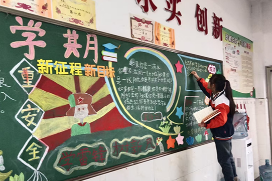 【衡阳县站】实验学校：巧手绘童心 绿意润校园