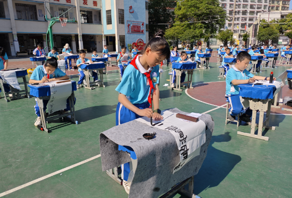 【耒阳站】实验小学金杯塘分校：妙笔生花展才艺，翰墨丹青润童心