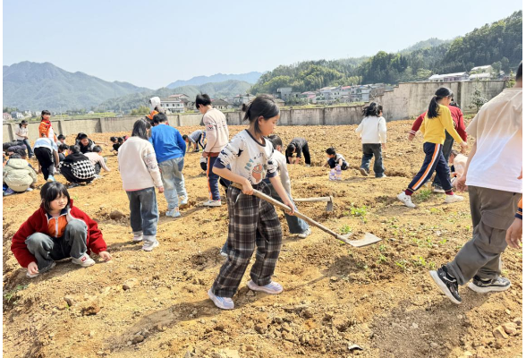 安化县长塘镇大荣学校：“阅读+劳动”为留守孩子赋能