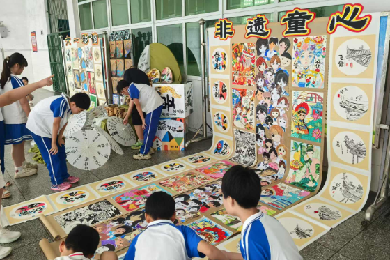 【耒阳站】前进小学：以笔墨对话传统