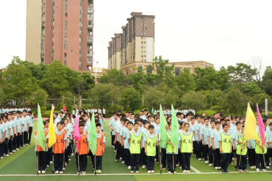 【衡东县站】衡东县成文学校：激情跑操燃斗志，阳光体育展风采