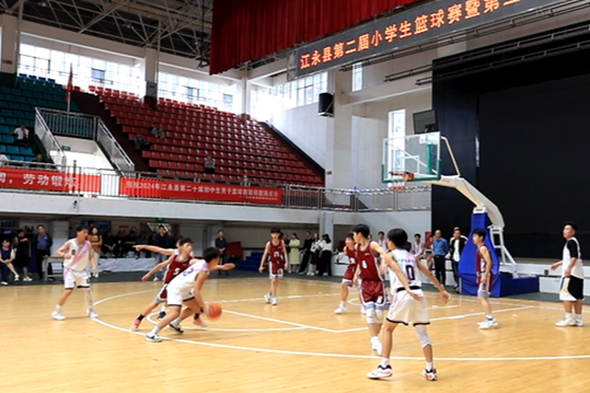 江永：第二届小学生篮球赛暨第二十届初中生男子篮球赛闭幕