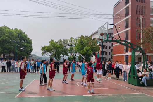 【慈利站】江垭镇中学：开展校园篮球赛