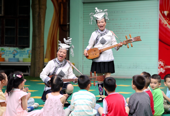 通道双江镇兴星幼儿园：非遗传承进校园