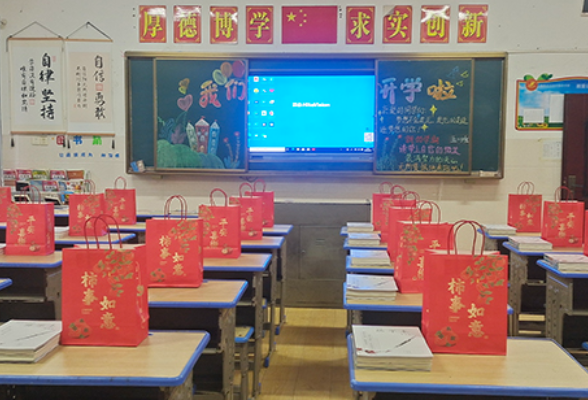 【衡阳县站 | 小记者开学报道团】江山学校：开学新景象 快乐共成长