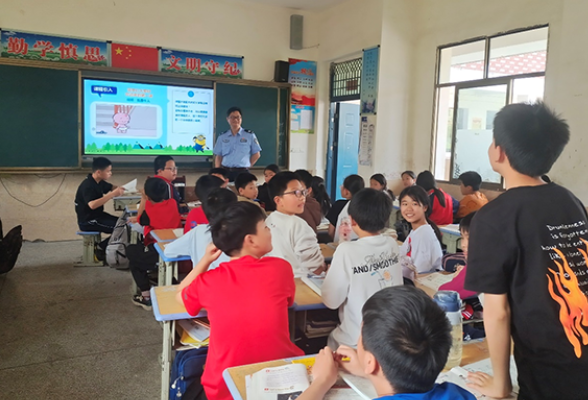 【衡阳县站】界牌镇银瓷完小：识毒防毒护成长
