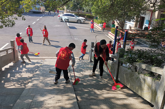 【衡阳县站】渣江镇中心小学：春风化雨润桑榆 敬老爱老显真情