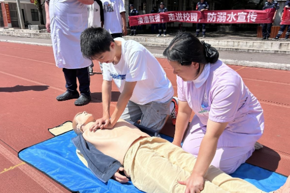 【慈利站】江垭镇中学：防溺水教育进校园 筑牢生命安全“防护提”