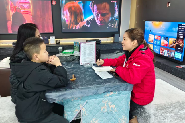 【衡阳县站 | 我的寒假社会实践】小记者探访家电店 感受身边的民生实惠