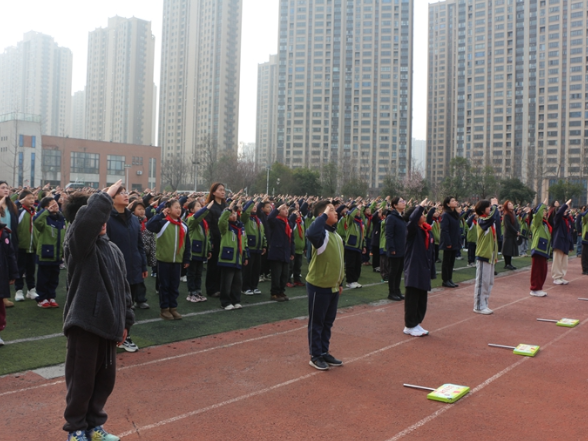 【鼎城区站】江南小学：开学典礼凝力量 师生同心向未来