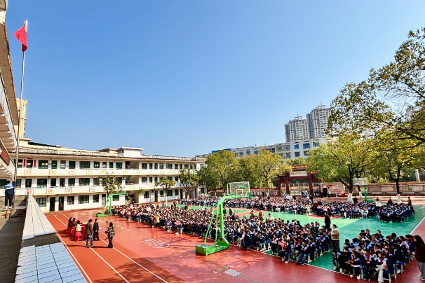 【衡东县站】新塘镇中心学校：书香溢满校园 荣誉见证成长