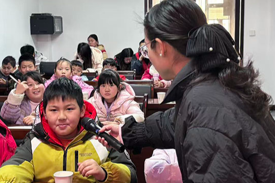 【衡阳县站】杨柳学校：微心愿点亮梦想 社区温情陪伴学子启航