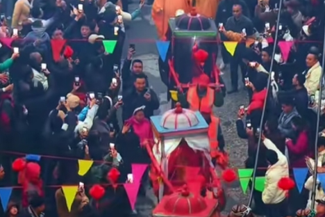 【衡阳县站】衡阳县界牌镇的火灯节，燃起人间烟火