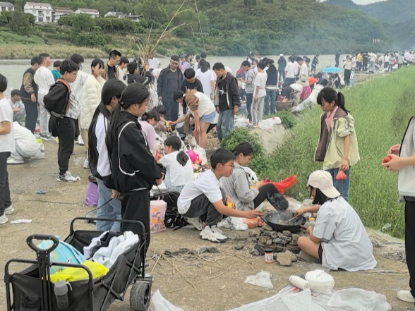 【慈利站】溪口镇中学：春日野炊 实践成长