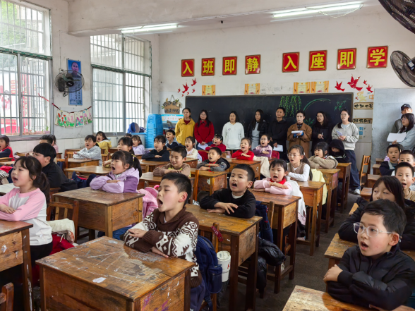 【慈利站】赵家岗土家族乡中心完小：持续推进“课前一支歌” 将美育种子种在学生心里