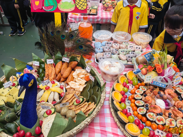 【耒阳站】实验小学：校园美食节缤纷上演 劳动教育落地生花