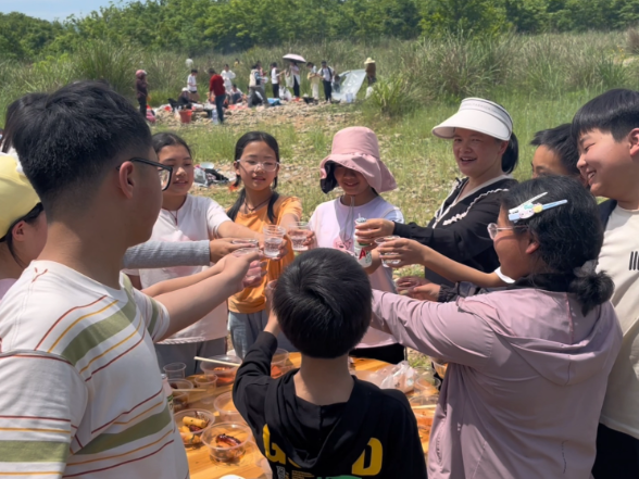 【慈利站】三官寺土家族乡中学：野炊拾趣 师生共赴美好户外时光