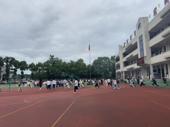 【慈利站】三官寺土家族乡中学：分时段实战演练 筑牢校园安全防线