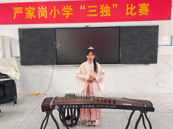 【鼎城区站】严家岗小学：艺术陪伴成长 “三独”比赛舞台上学子绽放光彩 