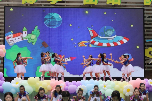 【石鼓区站】下横街小学：六一汇演燃动校园