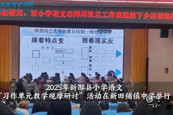 【新邵站】2025年新邵县小学语文“习作单元教学观摩研讨”活动在新田铺镇中学举行（小记者 简子涵 指导教师 何夕阳 邓小丽）