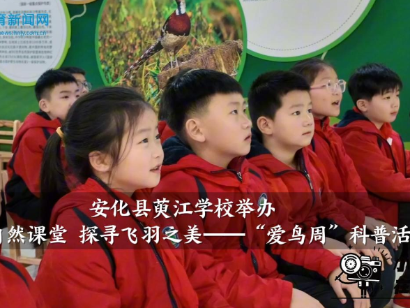【安化站】萸江学校：走进自然课堂 探寻飞羽之美——“爱鸟周”科普活动举办