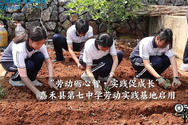 【嘉禾站】嘉禾县第七中学：“劳动砺心智・实践促成长”劳动实践基地启用