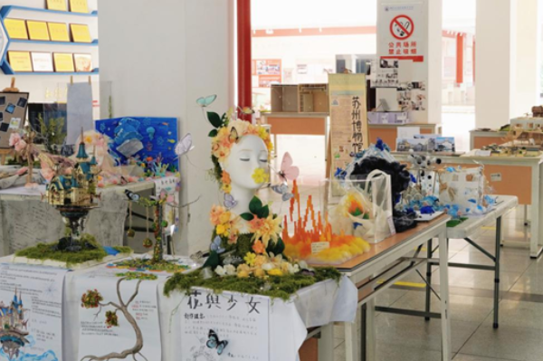 湖南工程职院：方寸藏匠心 工程设计学院作品展精彩开展