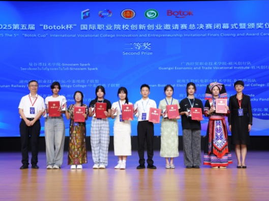 湖南铁道职院学子在2025年“Botok杯”国际职业院校创新创业邀请赛中荣获佳绩