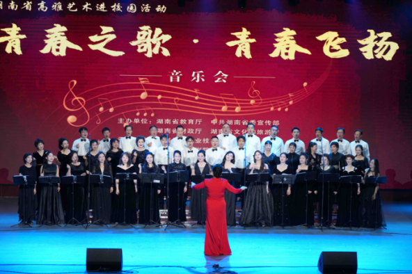 青春之歌 青春飞扬——“湖南省高雅艺术进校园”专场音乐会走进湖南化工职业技术学院
