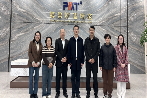 湖南机电职院校长邓奕带队赴博鲁斯潘精密机床（湖南）有限公司考察交流