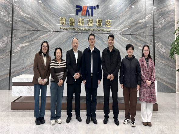 湖南机电职院校长邓奕带队赴博鲁斯潘精密机床（湖南）有限公司考察交流