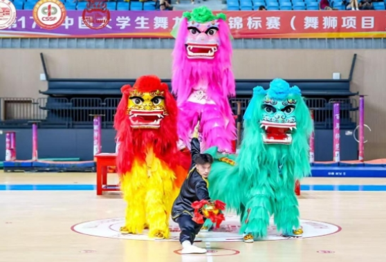 长沙商贸旅游职院龙狮队在全国大学生舞龙舞狮锦标赛中勇夺佳绩