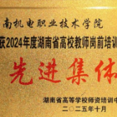 湖南机电职院教师岗前培训工作荣获表彰