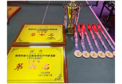 湖南铁道职院教职工乒乓球队在株洲市运会上斩获佳绩