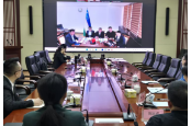 多维度合作搭建职教交流新桥梁——湖南铁道职院与乌兹别克斯坦撒马尔罕铁路理工学院举行视频洽谈会