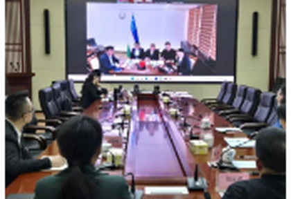 多维度合作搭建职教交流新桥梁——湖南铁道职院与乌兹别克斯坦撒马尔罕铁路理工学院举行视频洽谈会