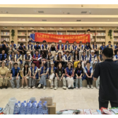 湖南工程职院志愿者进社区护航安全月
