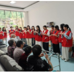 长沙航院：管理学院青年志愿者协会开展“情暖夕阳红”敬老爱老公益活动