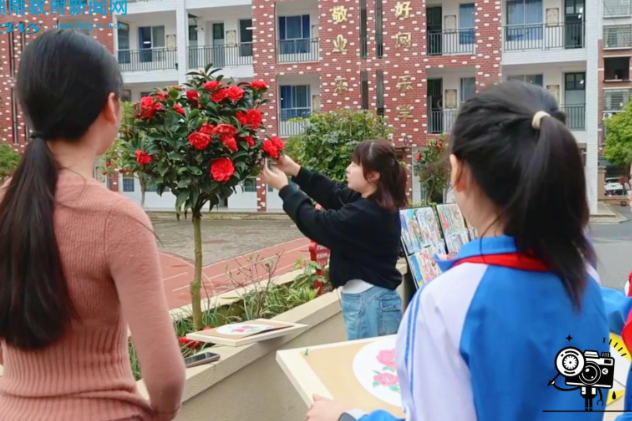 【祁东站】童眼观校园，笔墨绘春天，石门小学开展小记者校园采风行活动