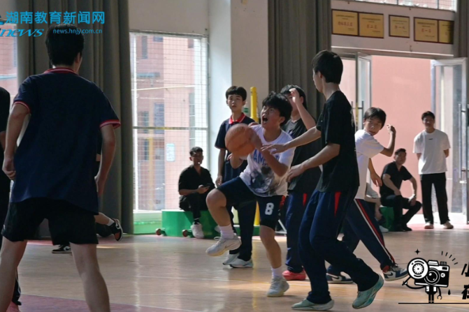 【鼎城站】鼎城区江南中学：驭风上篮 我辈少年强，鼎城区江南中学开展八年级班级篮球联赛
