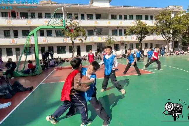 【衡东站】冬日燃激情，“篮” 不住精彩，衡东县新塘镇中心学校篮球活动火热开展