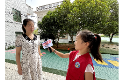 【衡东县站】新塘镇中心学校：暑期护绿行动 校园里的“小守护者”