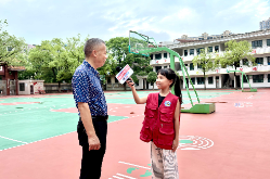 【衡东县站】新塘镇中心学校：暑期焕新 小游戏扮靓大操场