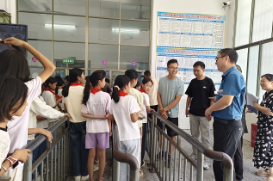 江永：“四不两直”入校督查 筑牢校园食品安全防线